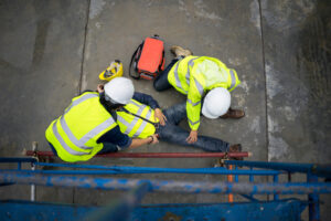 basic first aid training for support accident in site work